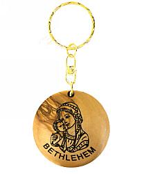 Madonna & Child key ring