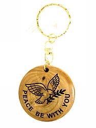 Olivewood Peace key ring