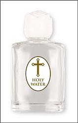 Glass holy water container