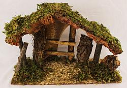Wooden Nativity Stable - medium/small