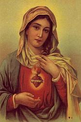 Immaculate Heart of Mary Image 8x10
