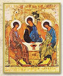 Holy Trinity Icon Plaque