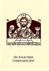 First Communion Card - Eucharist
