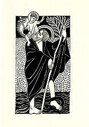 Card, Saint Christopher