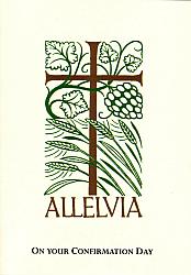 Alleluia Confirmation Card