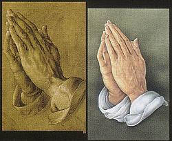 Praying Hands Card