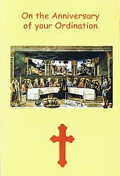 Anniversary of Ordination Card - Roselli Last Supper