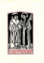 Card, Saints John Fisher and Thomas More
