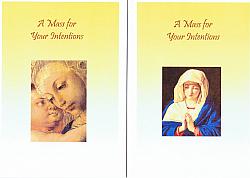 Mass Intention Card - Madonna