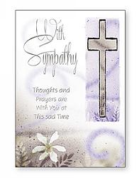 Sympathy Card - Cross