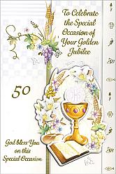 Golden Jubilee - 3D Card