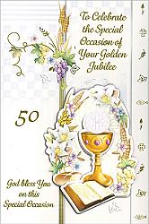 Golden Jubilee - 3D Card
