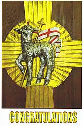 Golden Jubilee of Priesthood Card - Lamb of God
