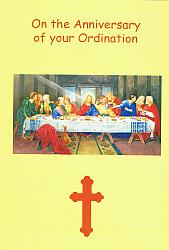 Anniversary of Ordination Card - Da Vinci Last Supper