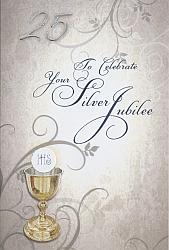 Silver Jubilee Card - Celebrate
