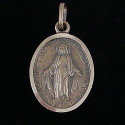 Miraculous medal - sterling silver - no chain
