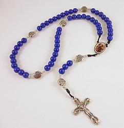 Our Lady Undoer of Knots Rosary - blue