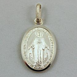 Small Miraculous medal sterling silver