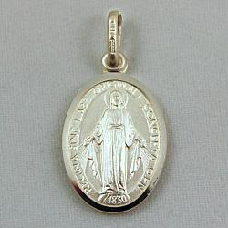 Small Miraculous medal sterling silver