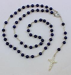 Blue Lapis Lazuli Rosary Beads