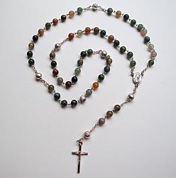 Agate Rosary Beads