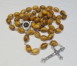 Holy Land rosary with holy soil