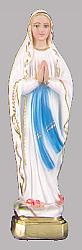 Our Lady of Lourdes Statue, 8 inch plaster