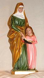 St Anne Statue, 12 inch plaster