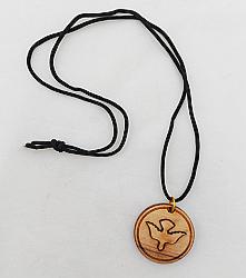 Olive wood Dove Medallion