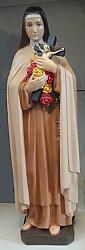 Saint Therese of Lisieux Statue, 24 inch plaster  - Collected