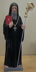 Saint Benedict Statue, 26 inch plaster - Collected