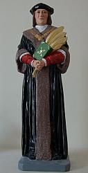 Saint Thomas More Statue, 24 inch plaster - Collected