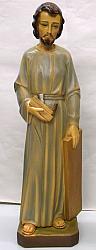St Joseph the Worker Statue, 24 inch plaster - Collected