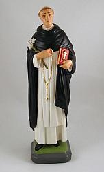 Saint Dominic Statue, 12 inch plaster