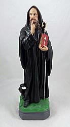 Saint Benedict Statue, 12 inch plaster