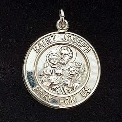 St Joseph silver medal without chain