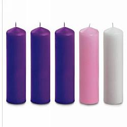 Advent Candles - 8 x 2 inch