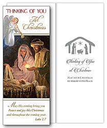 Christmas Card - Thinking of You at Christmas