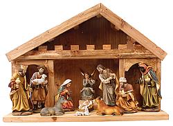 Boxed Nativity Set - 4 inch figures with stable