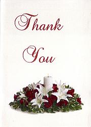 Christmas Thank You Card