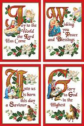 Deluxe Christmas Card Pack - Joy (pack of 12)