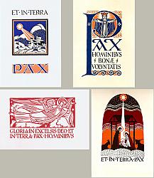 Christmas Card - Benedictine - Pax (Pack of 4)