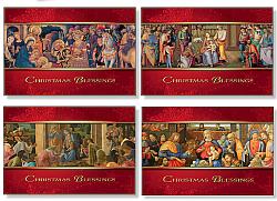 Boxed Christmas Cards - Stained Glass window (Pack of 18)